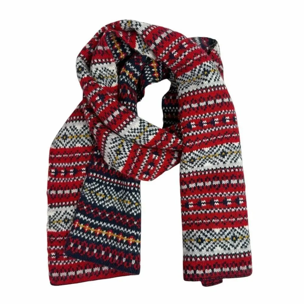 Old Navy Red Blue White Scarf